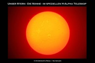 Die Sonne im h-alpha Licht