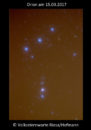 Orionnebel mit Gürtelsterne vom Orion