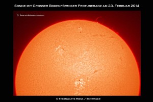 Sonne im h-alphalicht