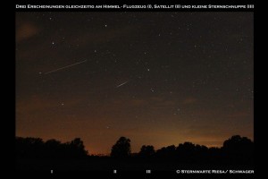 drei Erscheinungen am Himmel