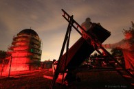 nächtliche Beobachtung an den Riesendobson und anderen Teleskopen auf dem STT