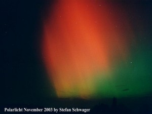 Polarlichter über Riesa 2003