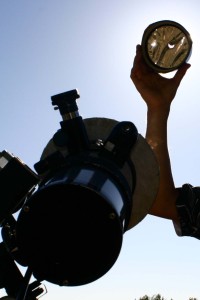 Einsatz eines Sonnenfilsters