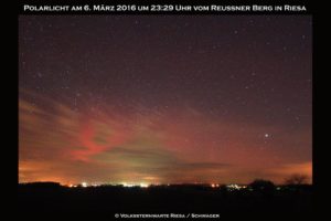 Polarlichter im März 2016