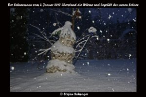 Schneemann steht noch