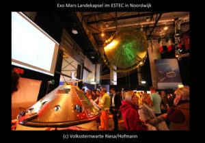 exomars ESTEC Schirm und Kapsel