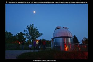 öffentliche Beobachtung Sternwarte Riesa