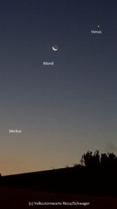 Mond venus Merkur
