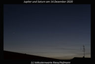 Die beiden Gasriesen Jupiter und Saturn